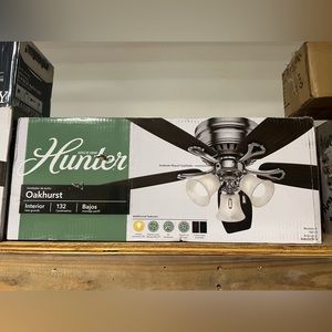 Hunter Oakhurst 52” Fan **BRAND NEW**